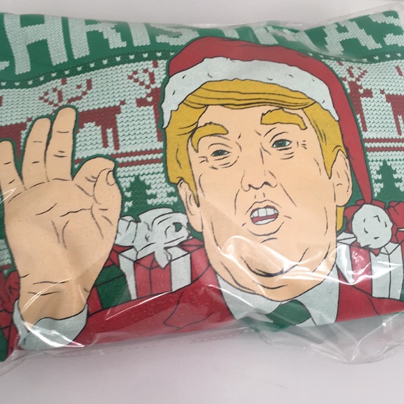✅ SOLD TRUMP “Ugly Christmas Sweater” - Adult Small - Picture 7 of 7